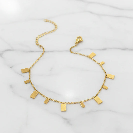 Modern Muse Gold Anklet