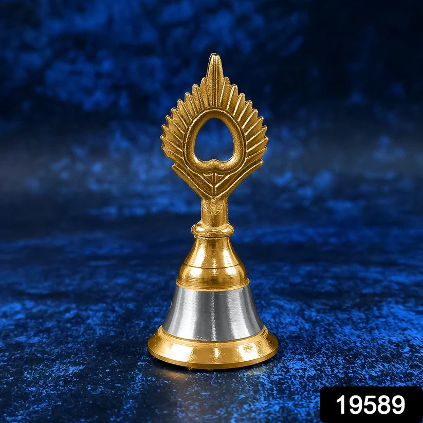 Temple Ghanti Melodious Brass Steel Pooja Bell Astria Jewellery