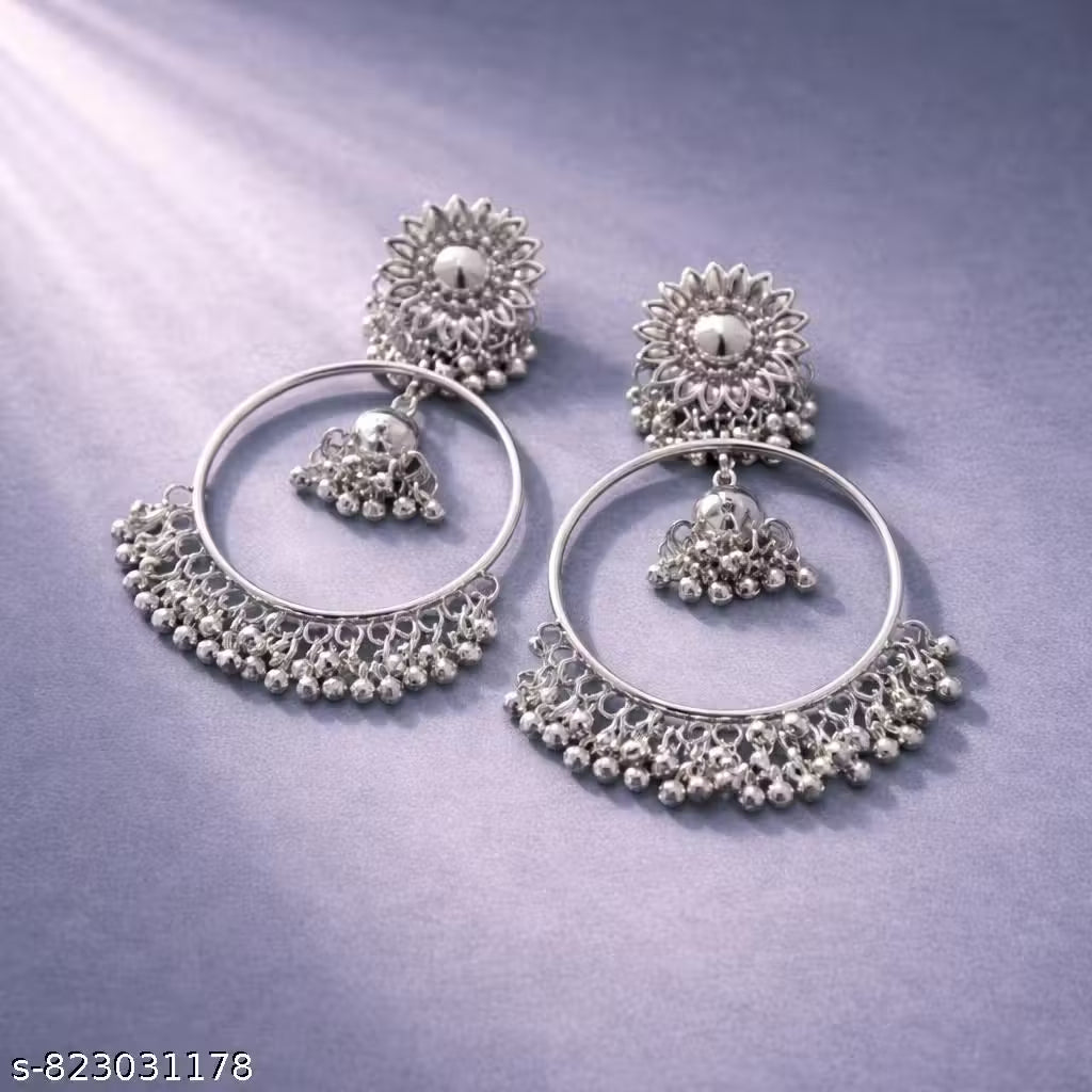 Astria Chandrika Hoop Jhumki Earring