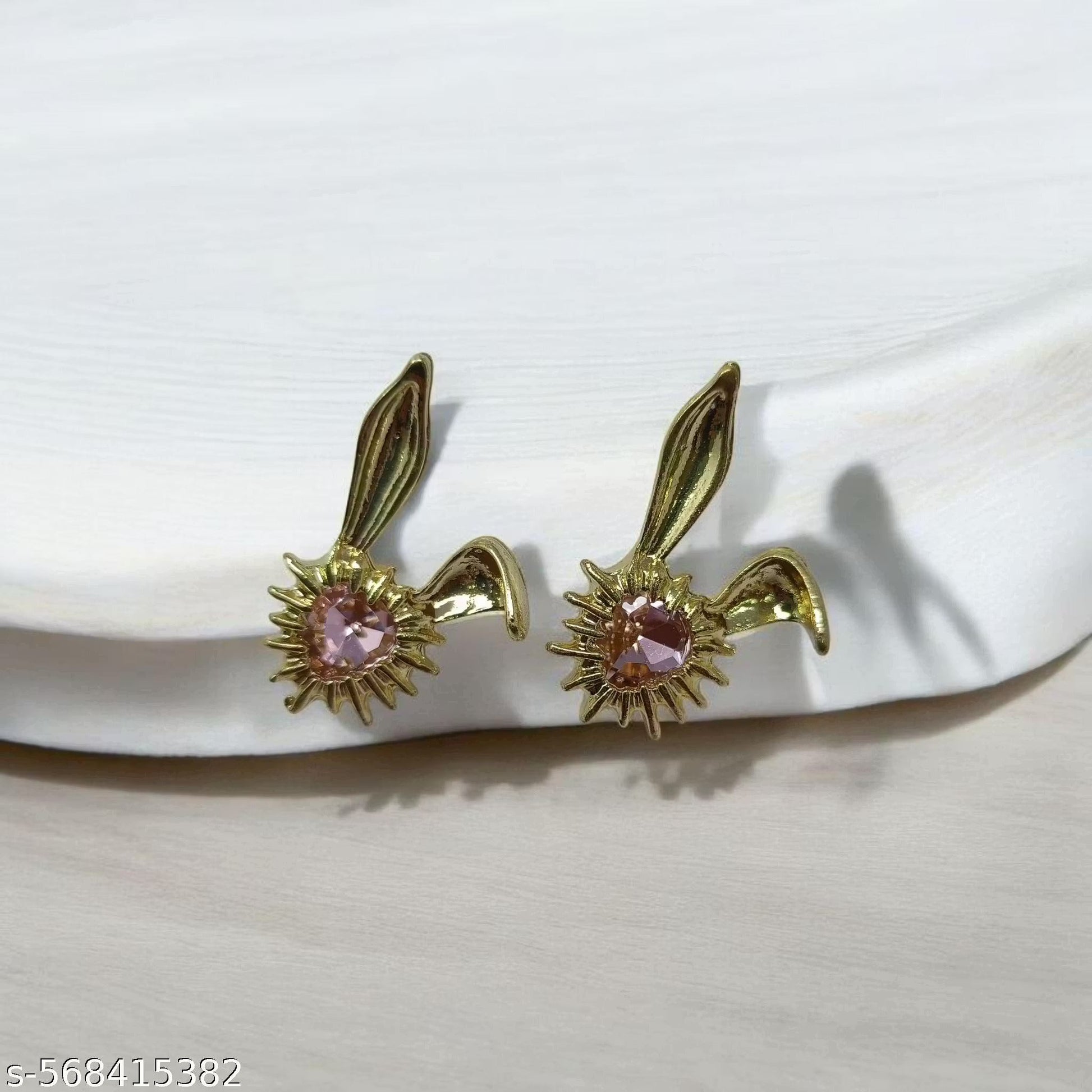 Astria Jewellery Designer Gold Plated Statement Earrings for Women | Contemporary Ethnic Drop Earrings | Party & Festive Jewellery Astria Jewellery